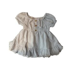 NWOT 12M TOMMY BAHAMA BABY GIRL DRESS BLUE & WHITE STRIPED DRESS Summer